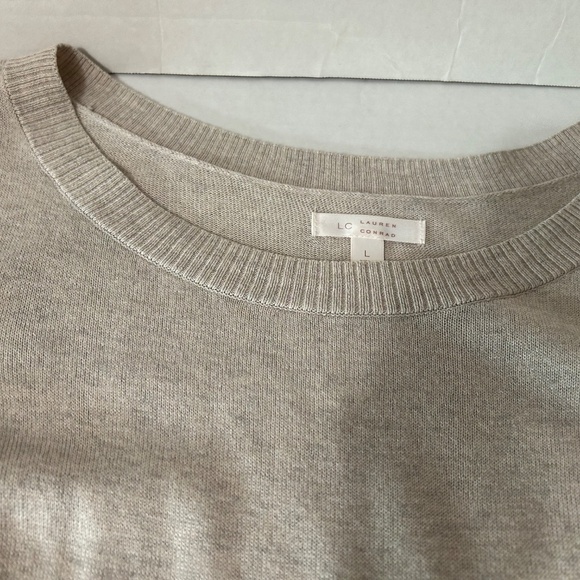 LC Conrad sweater, beige, size L, boatneck - Picture 4 of 6